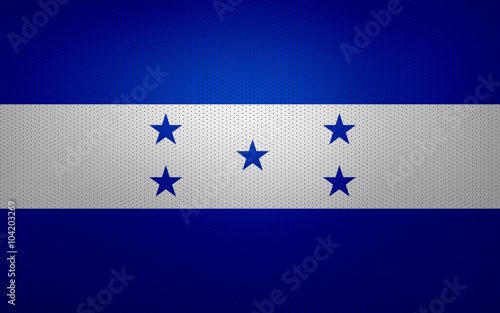 Closeup of Honduras flag