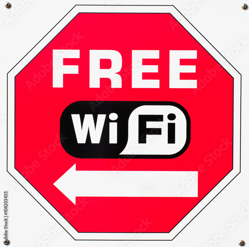 FREE WiFi sign