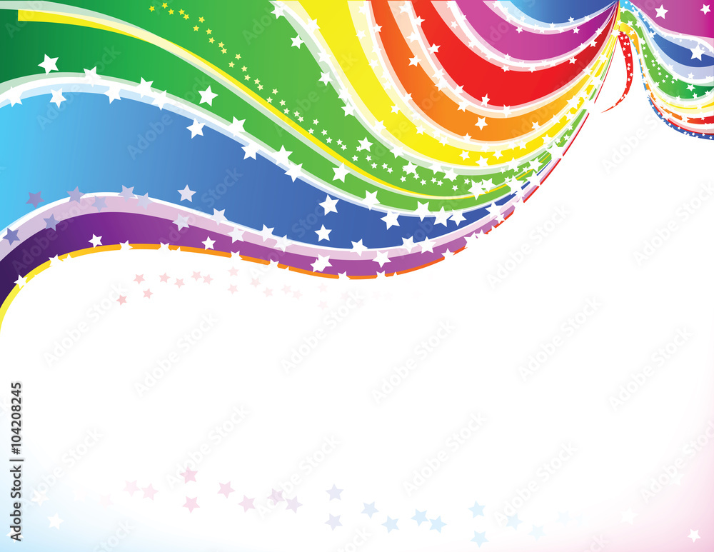 Obraz premium Rainbow background