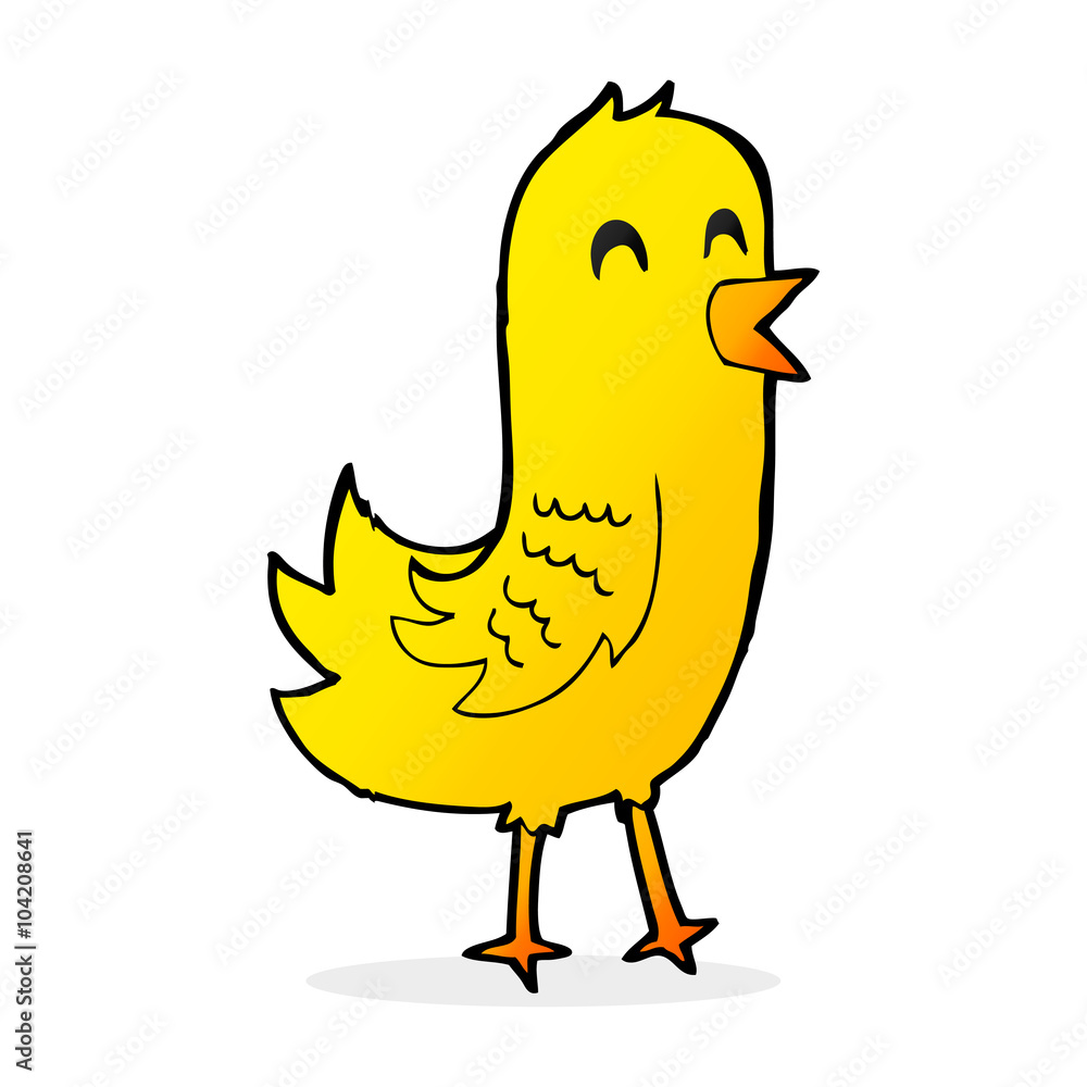 cartoon happy bird cartoon happy bird