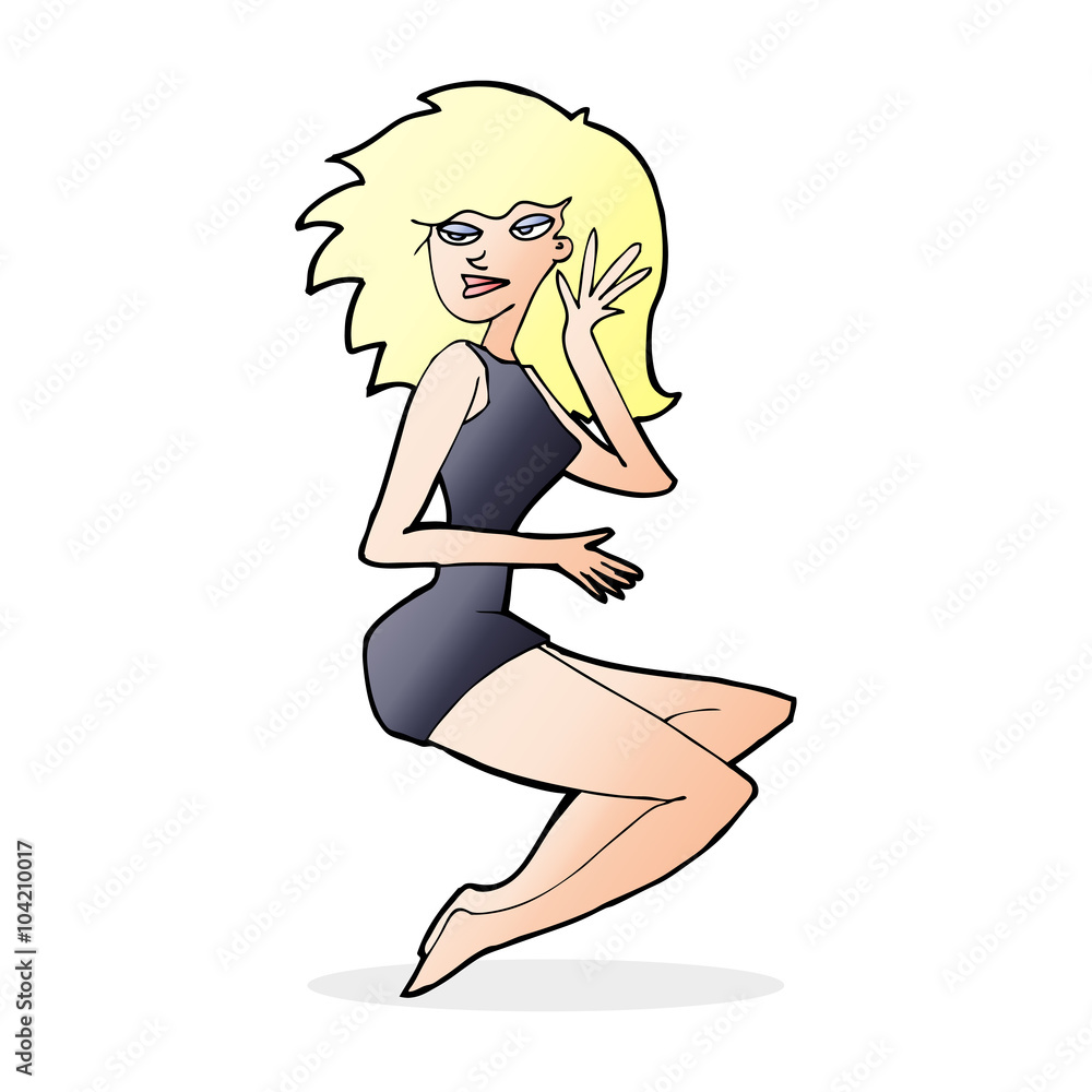 cartoon sexy woman