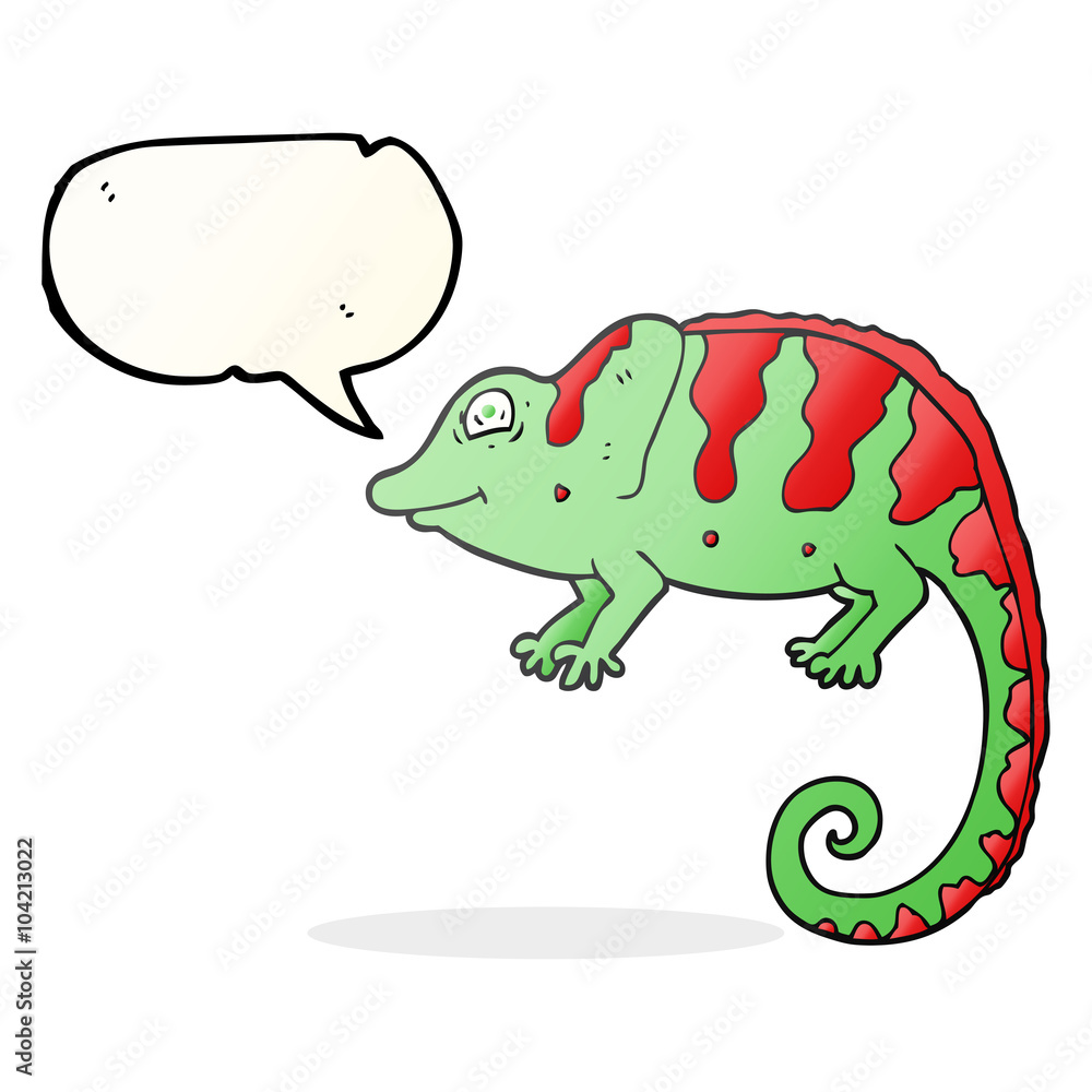 speech bubble cartoon chameleon speech bubble cartoon chameleon