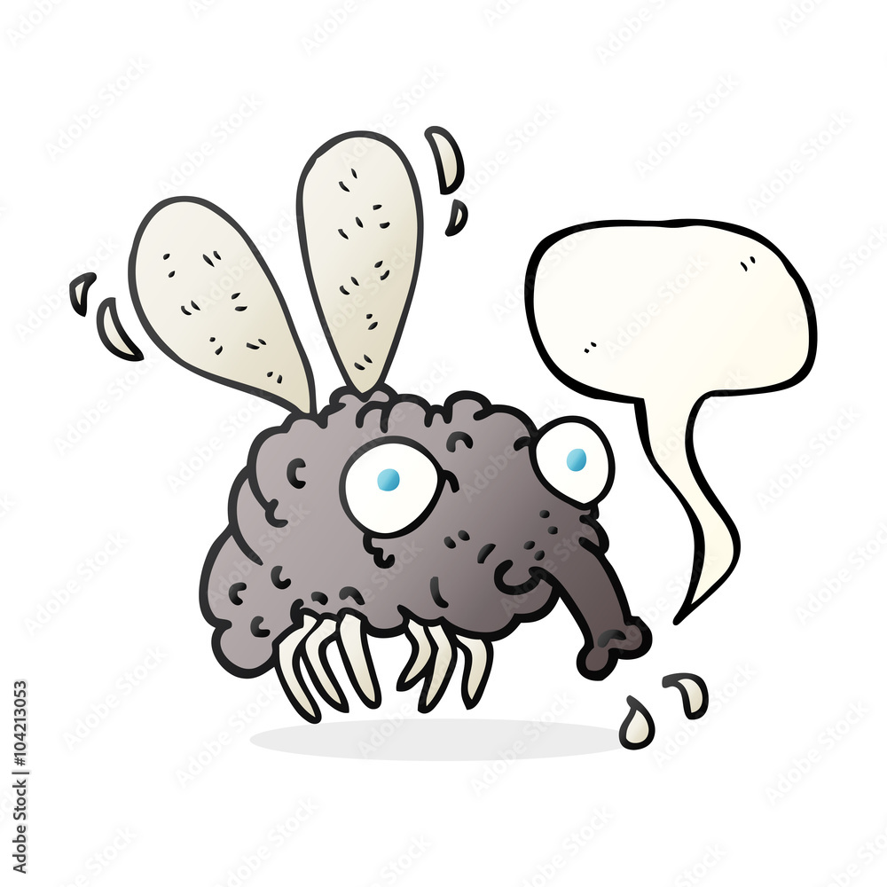 speech bubble cartoon fly speech bubble cartoon fly