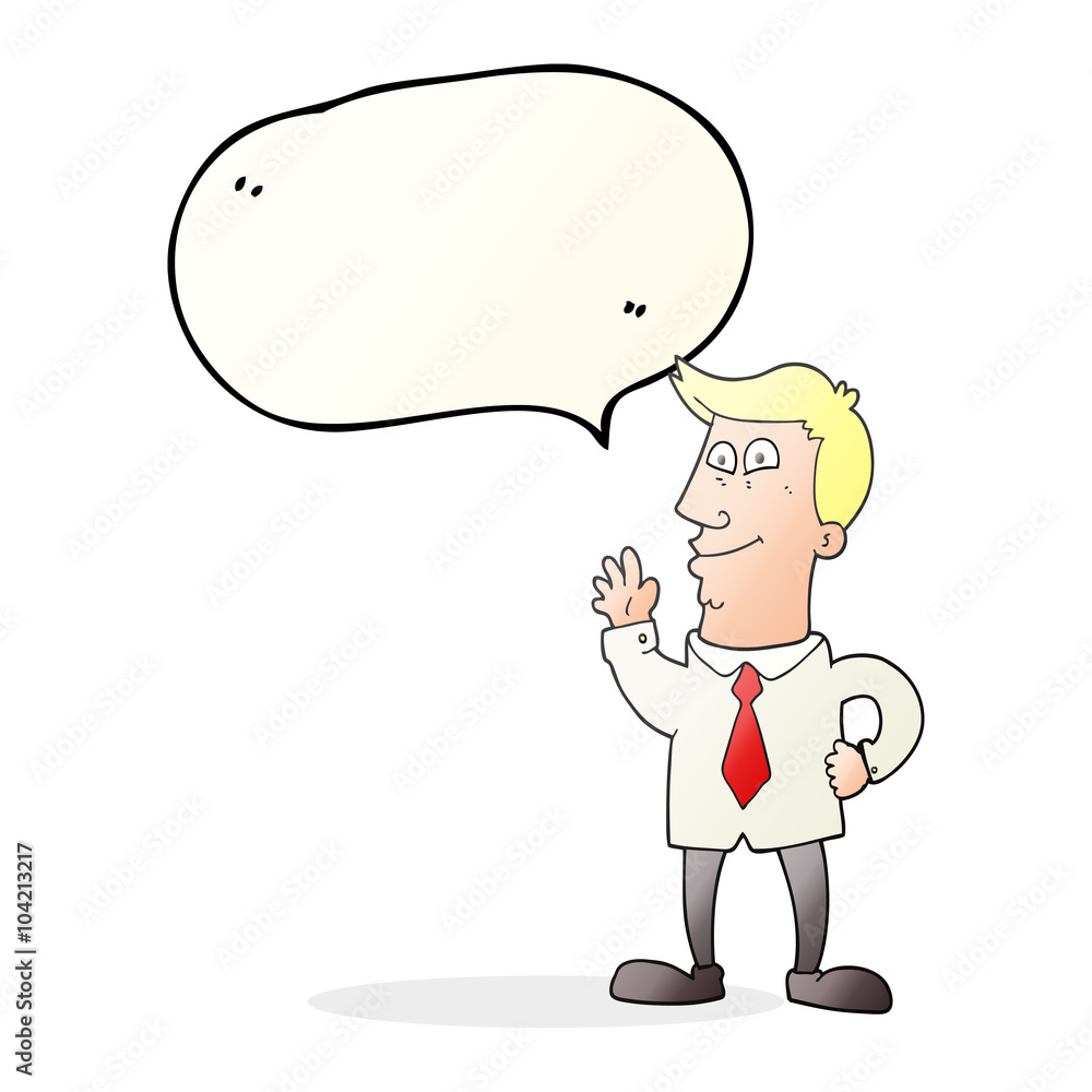 speech bubble cartoon waving man speech bubble cartoon waving man