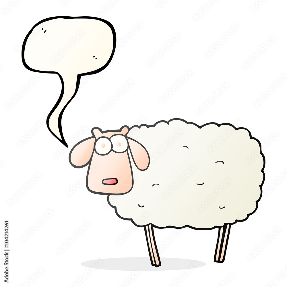 speech bubble cartoon sheep speech bubble cartoon sheep