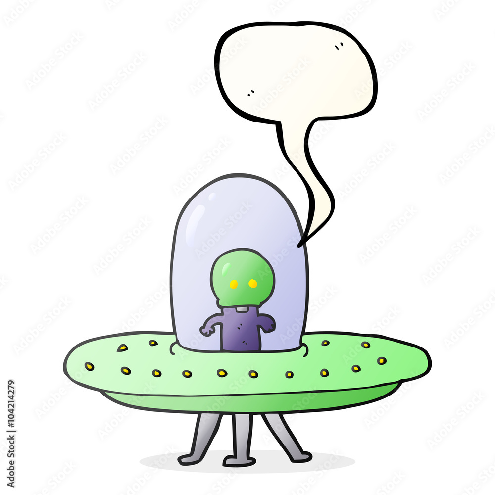 speech bubble cartoon flying saucer speech bubble cartoon flying saucer
