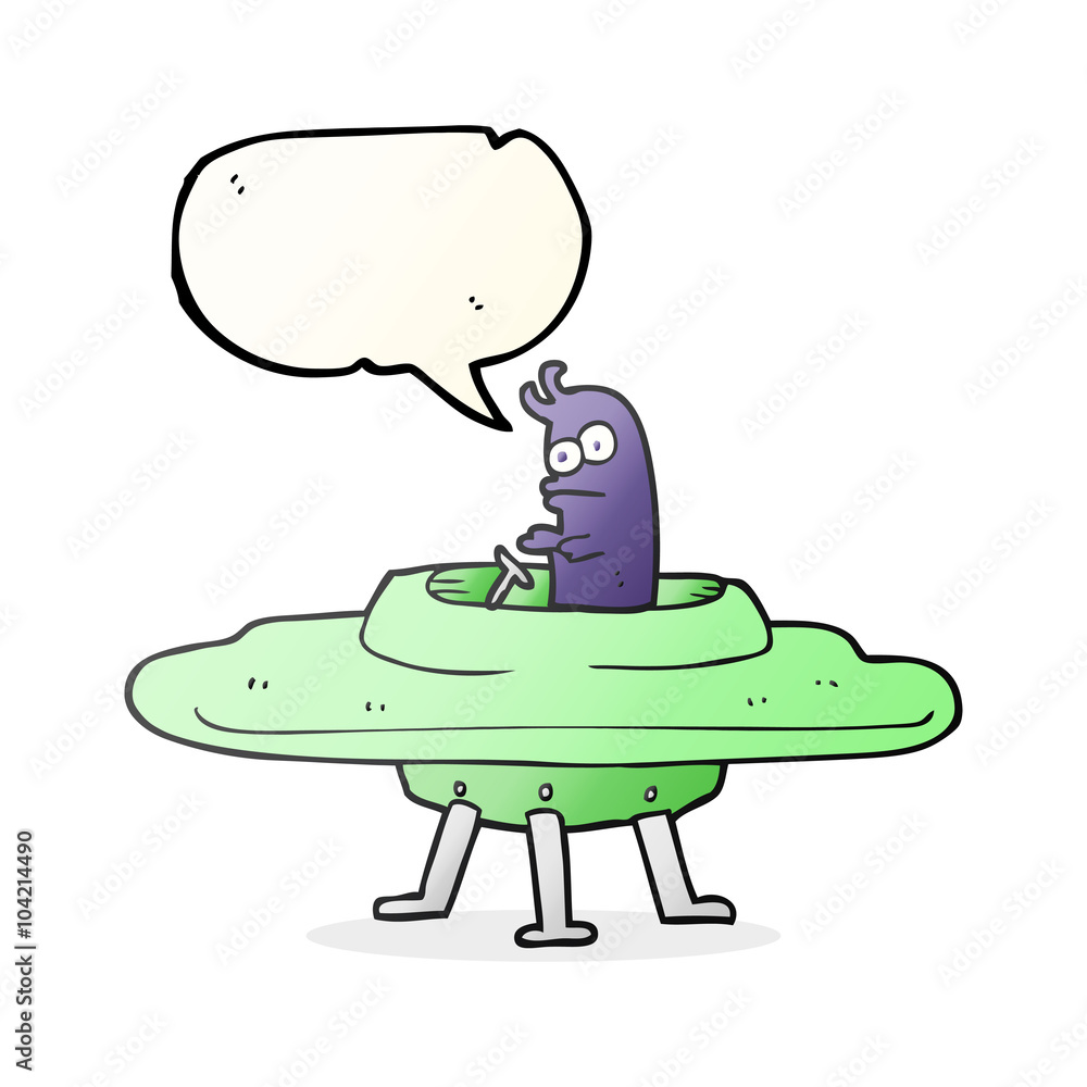 speech bubble cartoon flying saucer speech bubble cartoon flying saucer