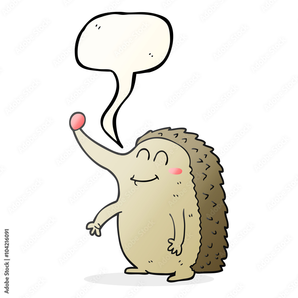speech bubble cartoon hedgehog speech bubble cartoon hedgehog