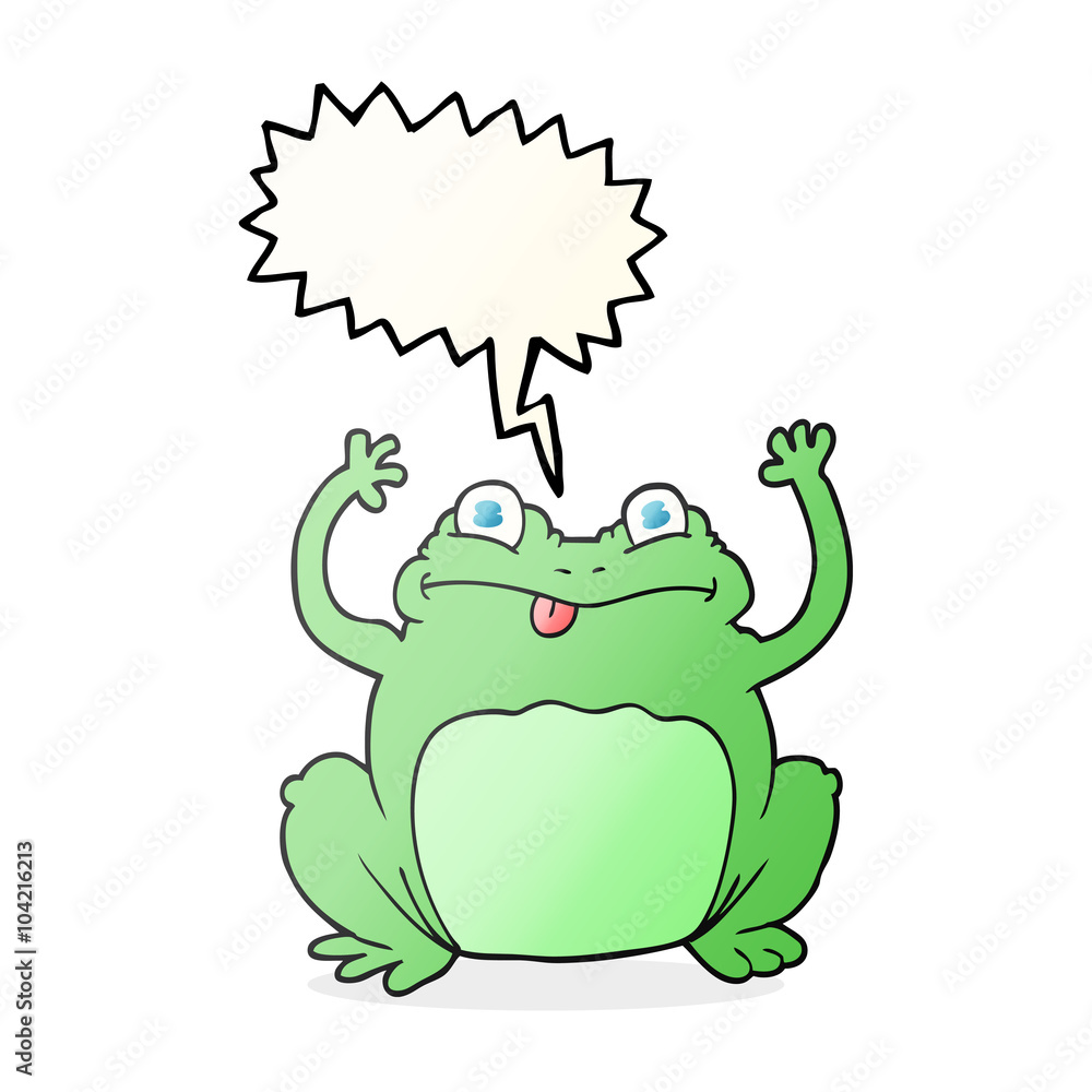 speech bubble cartoon funny frog speech bubble cartoon funny frog