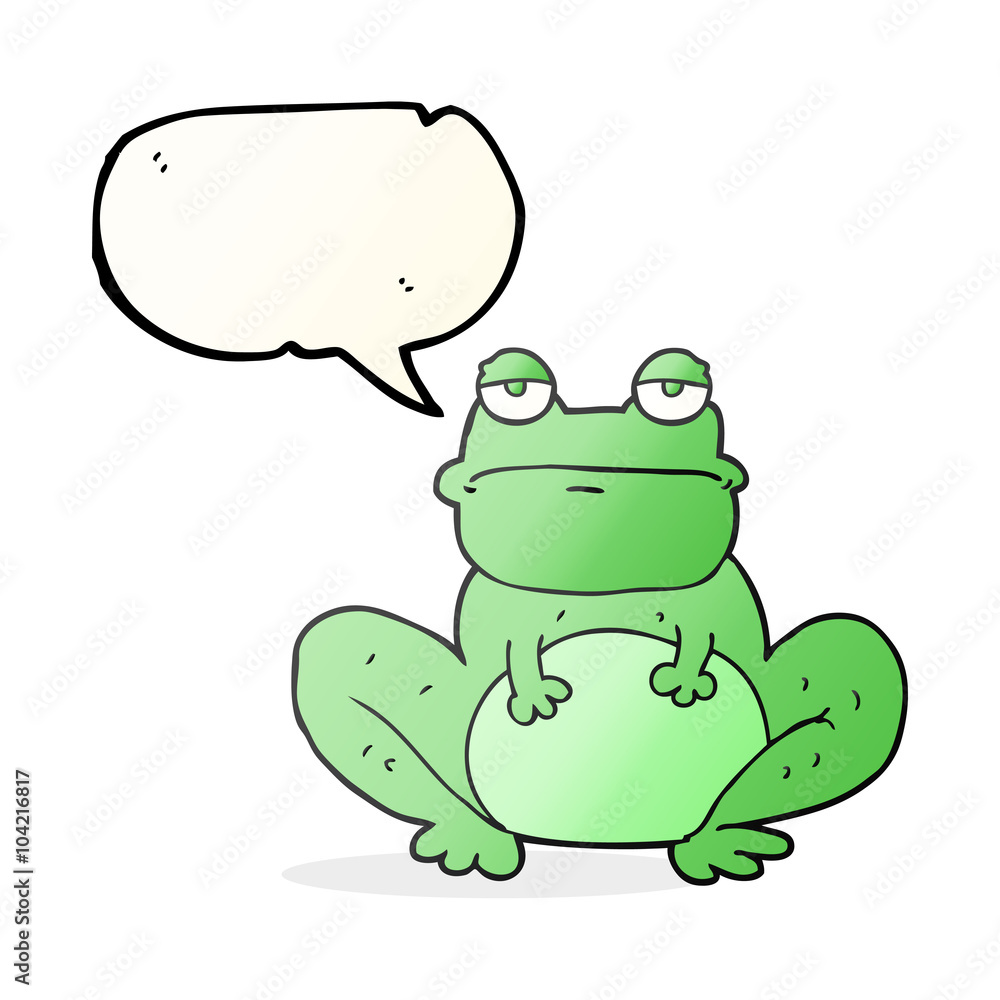 speech bubble cartoon frog speech bubble cartoon frog