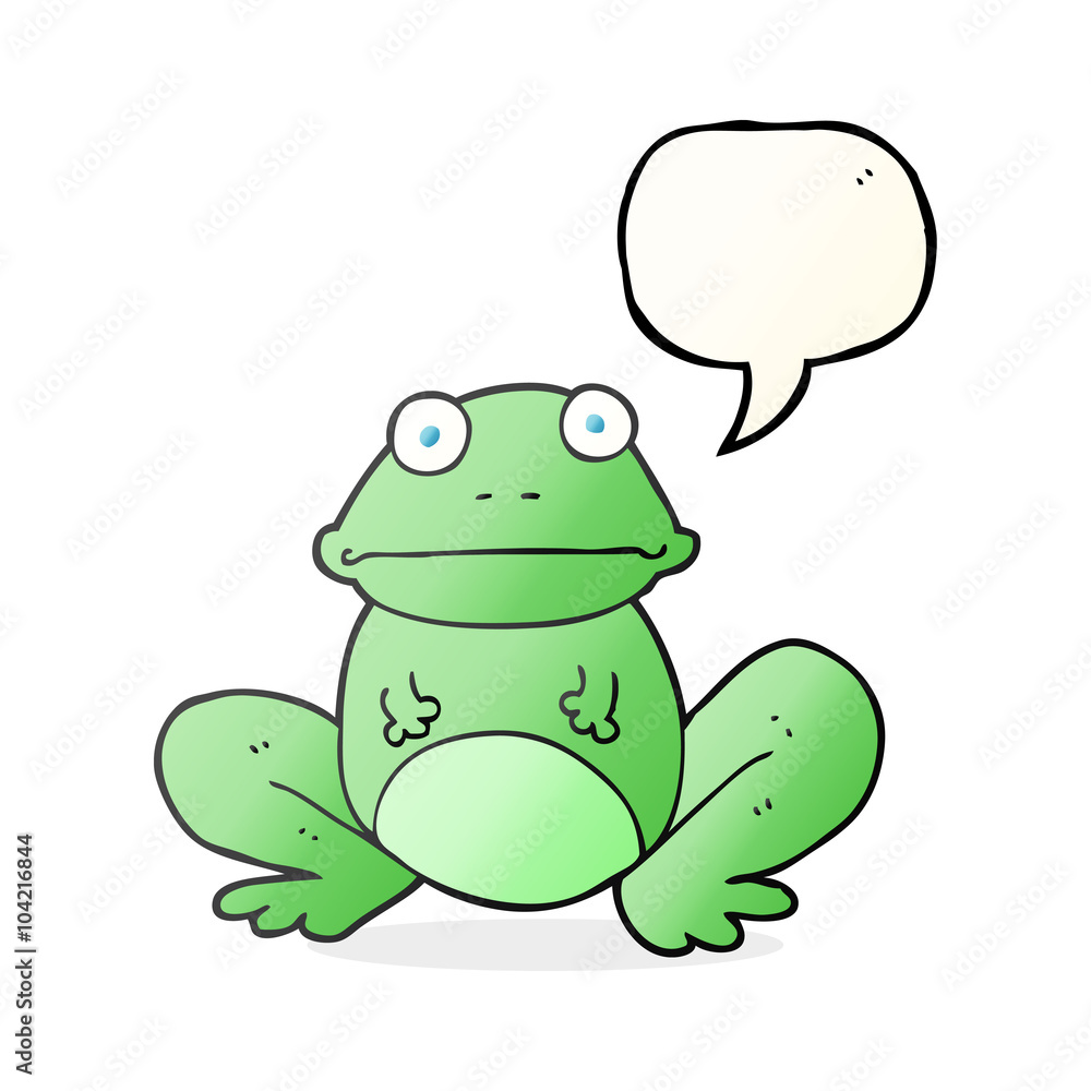 speech bubble cartoon frog speech bubble cartoon frog