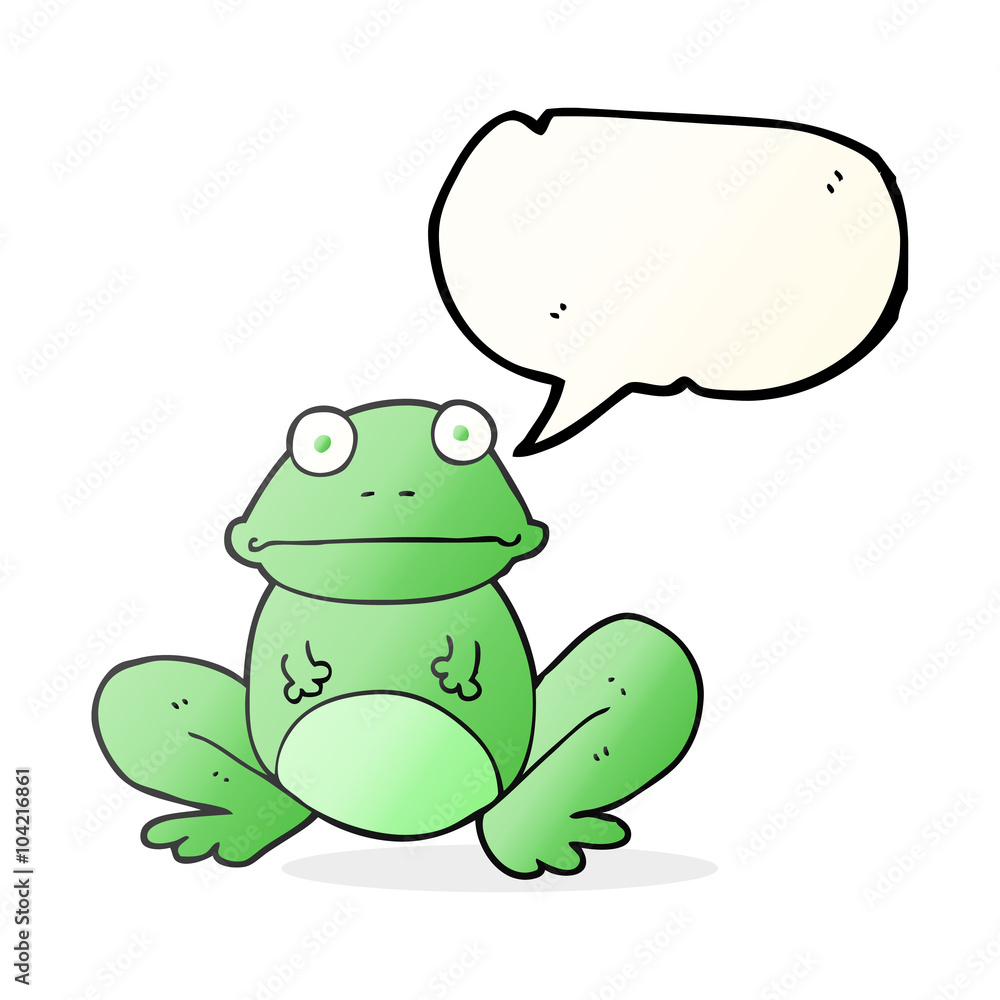 speech bubble cartoon frog speech bubble cartoon frog