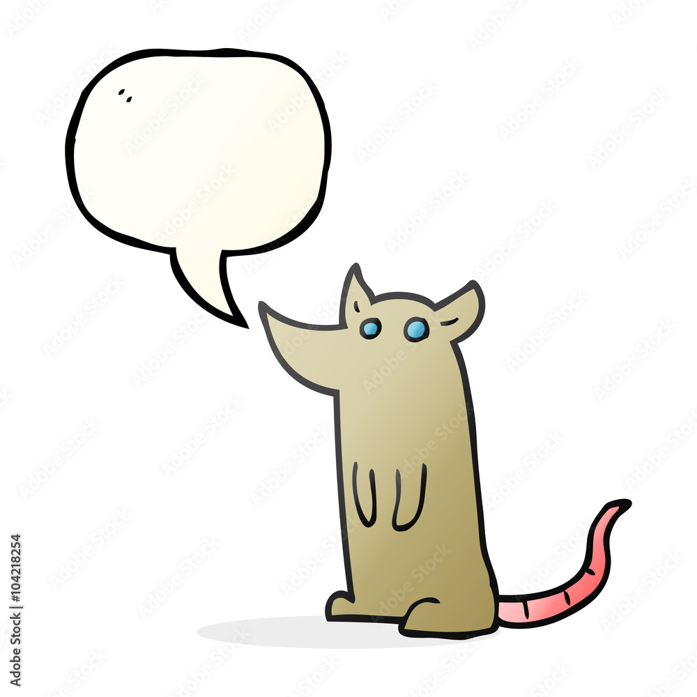 speech bubble cartoon mouse speech bubble cartoon mouse