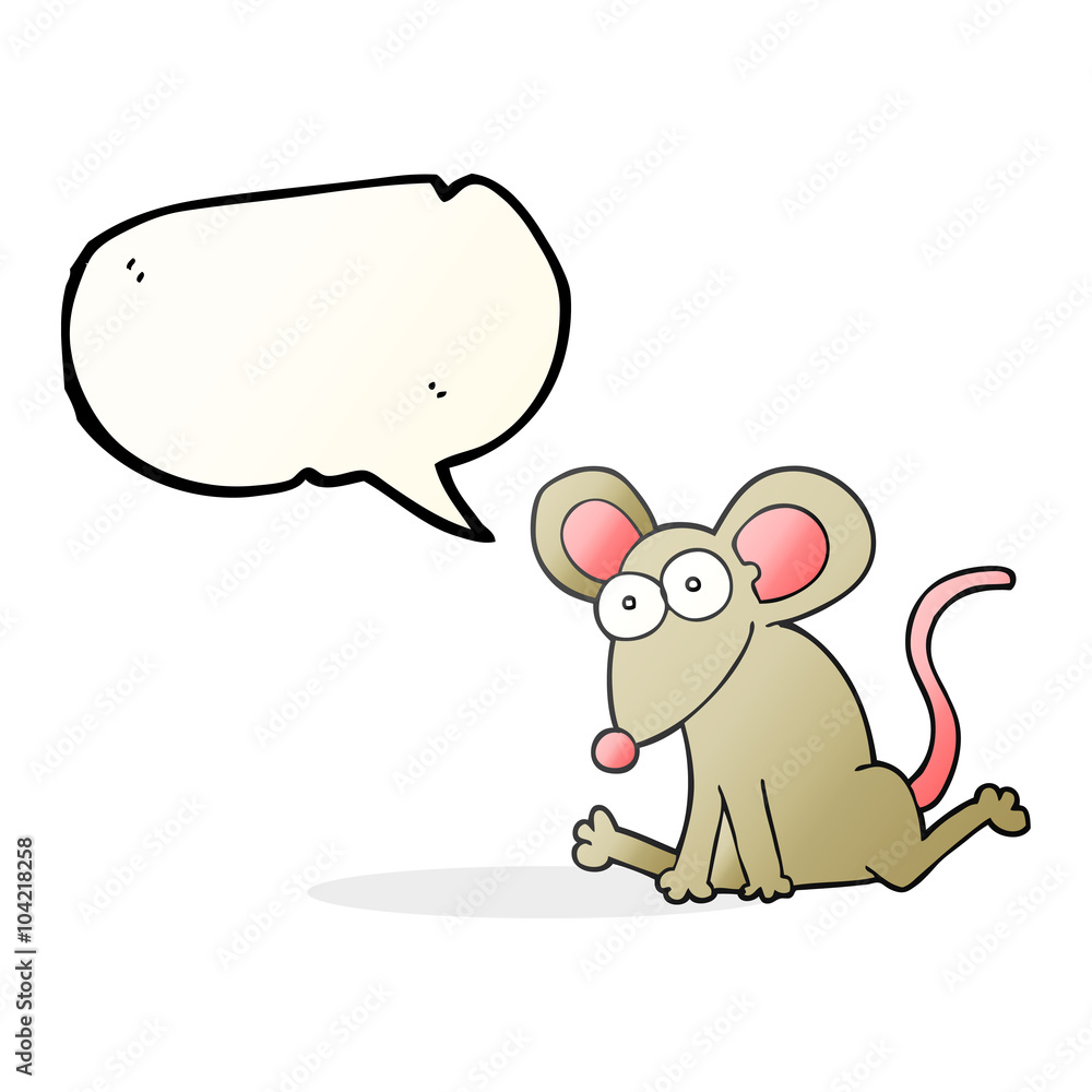 speech bubble cartoon mouse speech bubble cartoon mouse