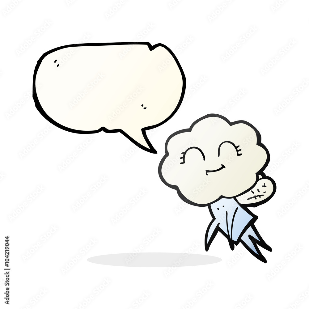 speech bubble cartoon magical creature