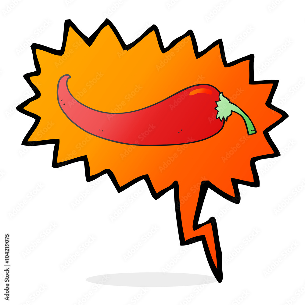 speech bubble cartoon chilli pepper speech bubble cartoon chilli pepper