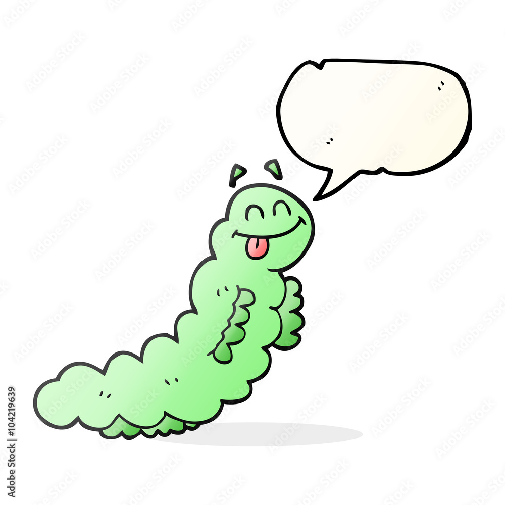 speech bubble cartoon caterpillar speech bubble cartoon caterpillar