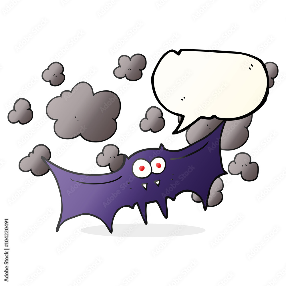 speech bubble cartoon vampire bat speech bubble cartoon vampire bat