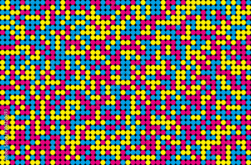 Abstract mosaic background from CMYK colors