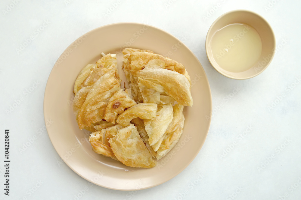 sweet dessert roti with sweetened condensed milk sweet dessert roti with sweetened condensed milk