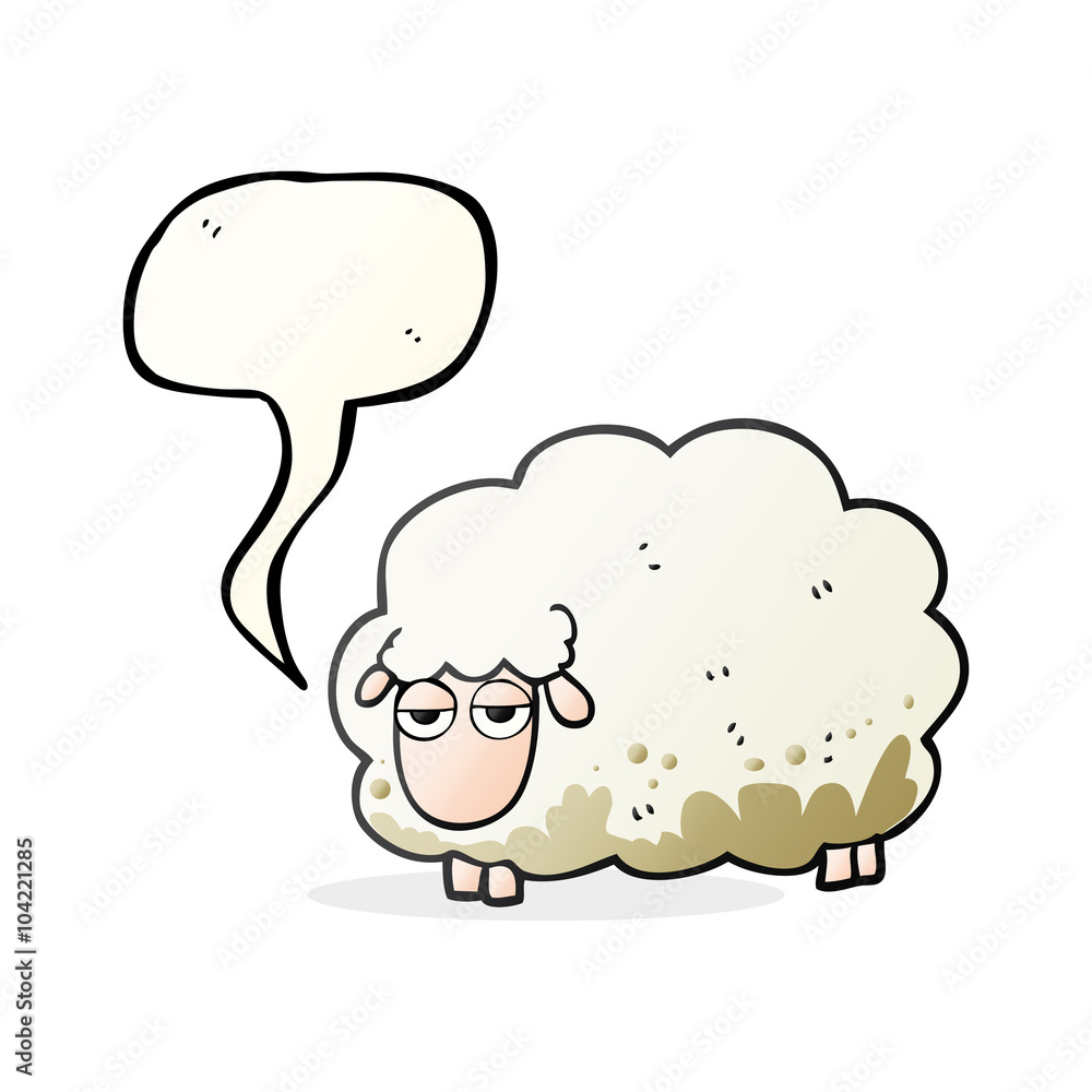 speech bubble cartoon muddy winter sheep speech bubble cartoon muddy winter sheep