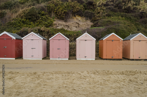 Colourful beach huts © johndavidphoto