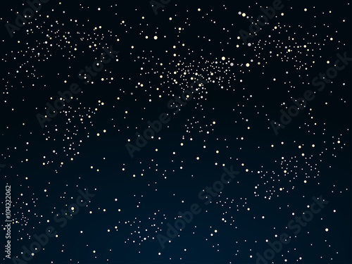 Vector background. Starry night Sky. Eps 10.