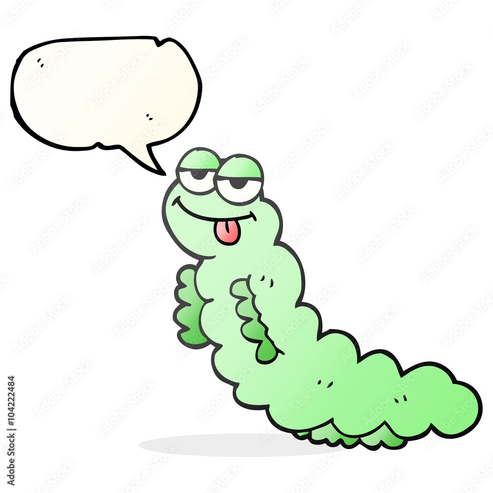 speech bubble cartoon caterpillar speech bubble cartoon caterpillar
