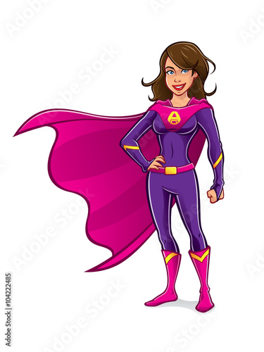 Superhero Girl Standing