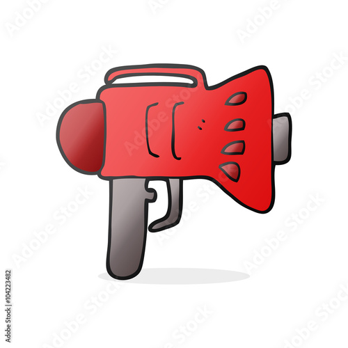 cartoon loud hailer