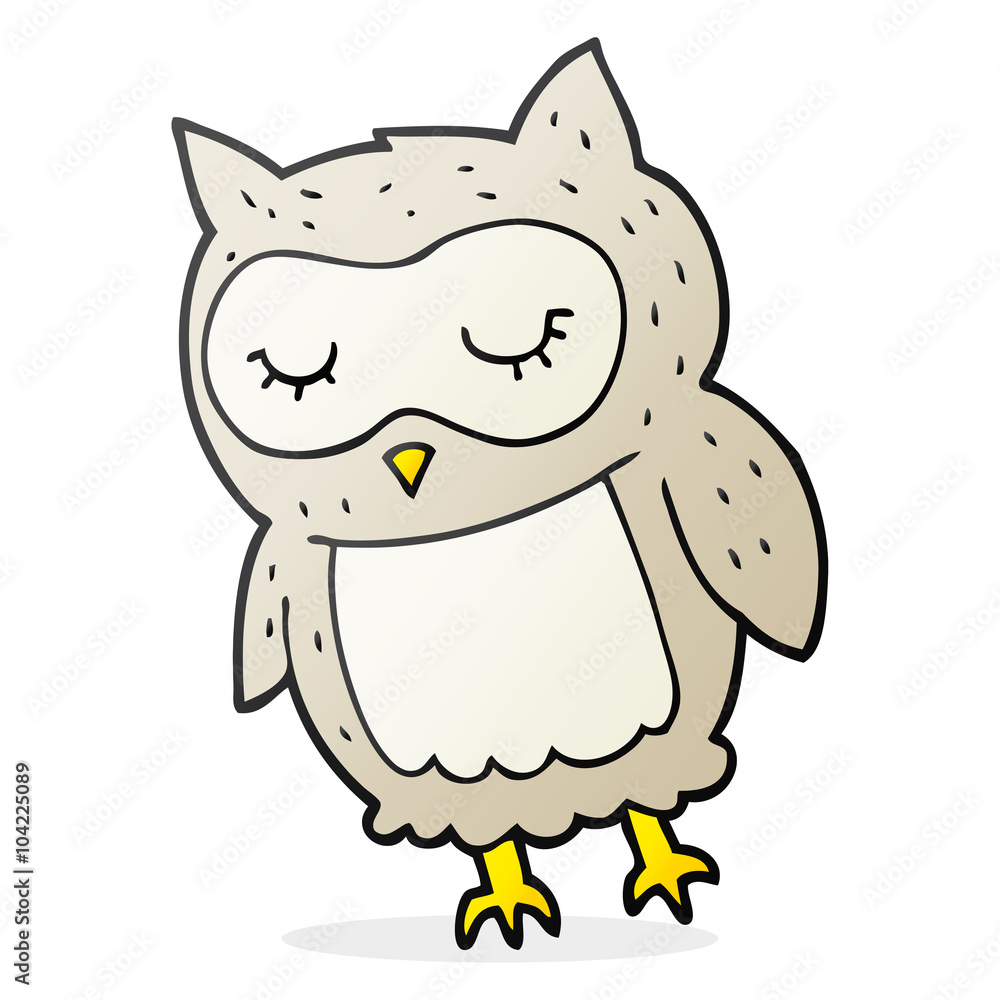 Fototapeta premium cartoon owl