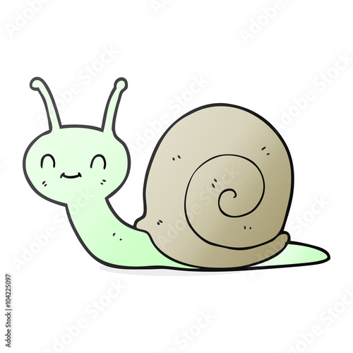 cartoon cute snail © lineartestpilot