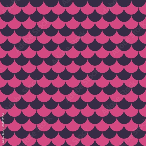 Pink Fish Scales Seamless Pattern
