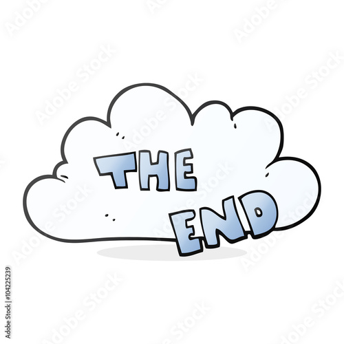 cartoon The End symbol