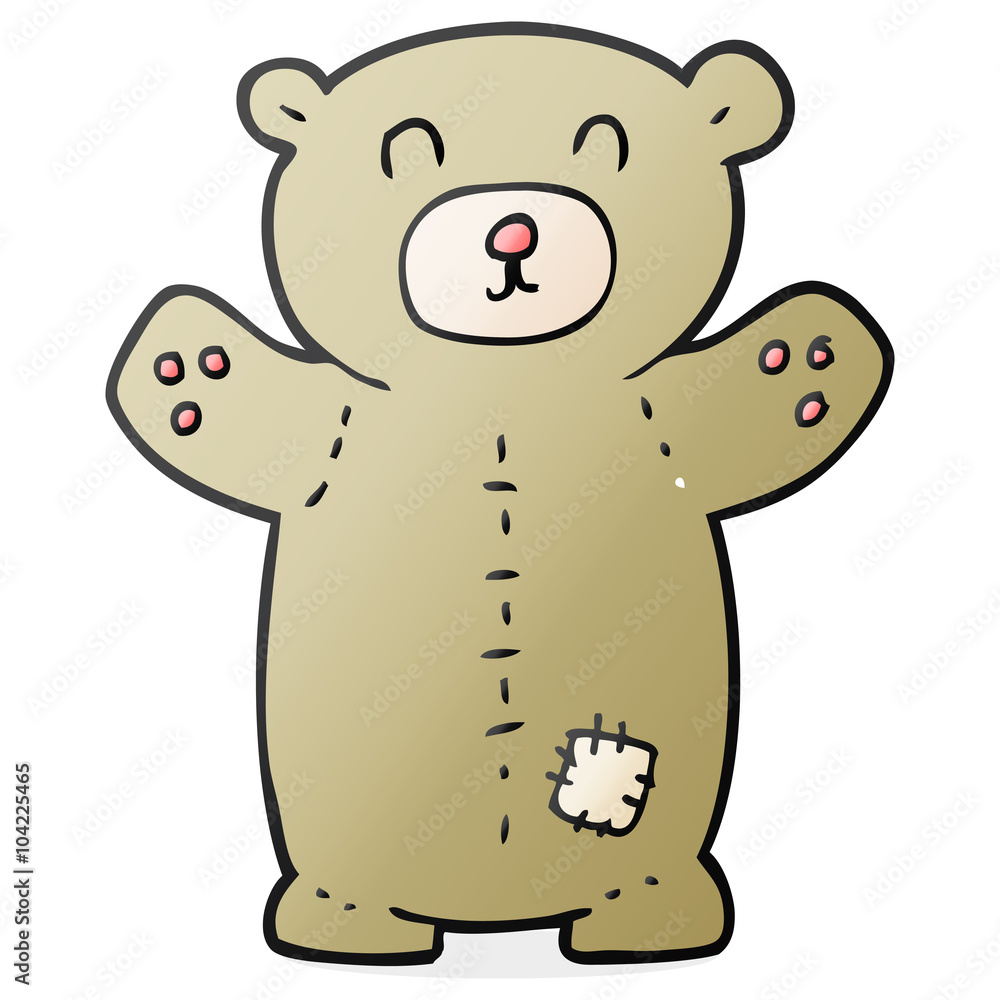 Fototapeta premium cartoon teddy bear