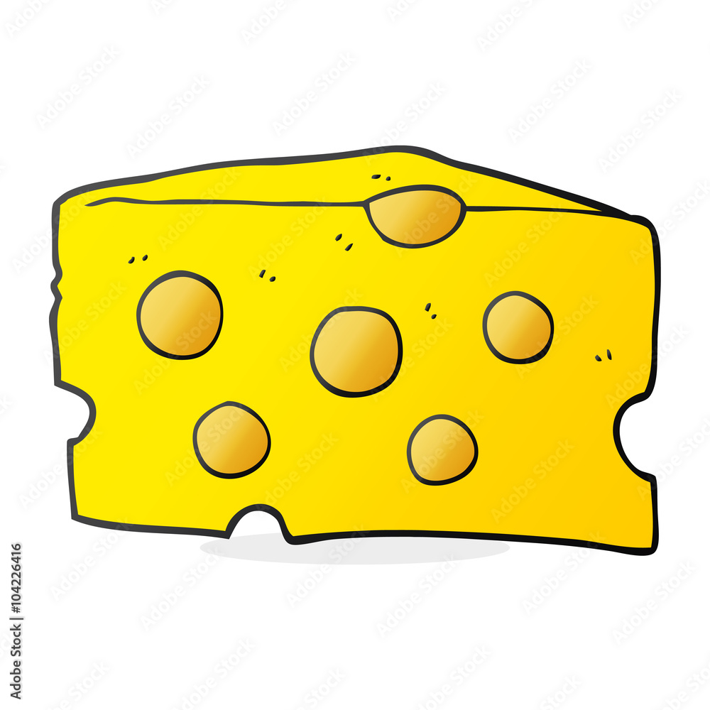 Fototapeta premium cartoon cheese