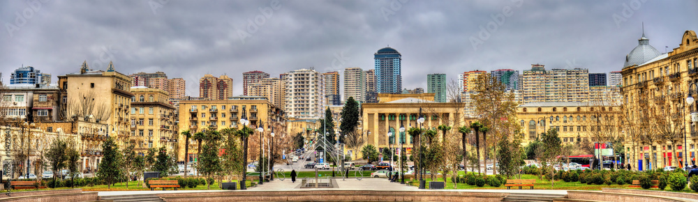 Panorama of Baku from Winter Park