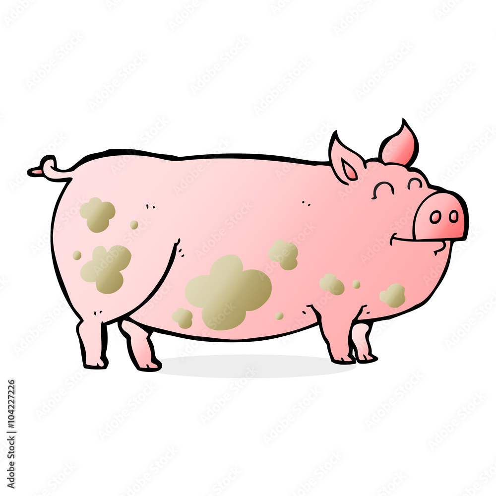 cartoon muddy pig cartoon muddy pig