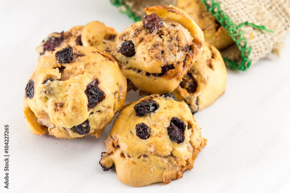 Homemade cookies with aronia and cranberries Homemade cookies with aronia and cranberries