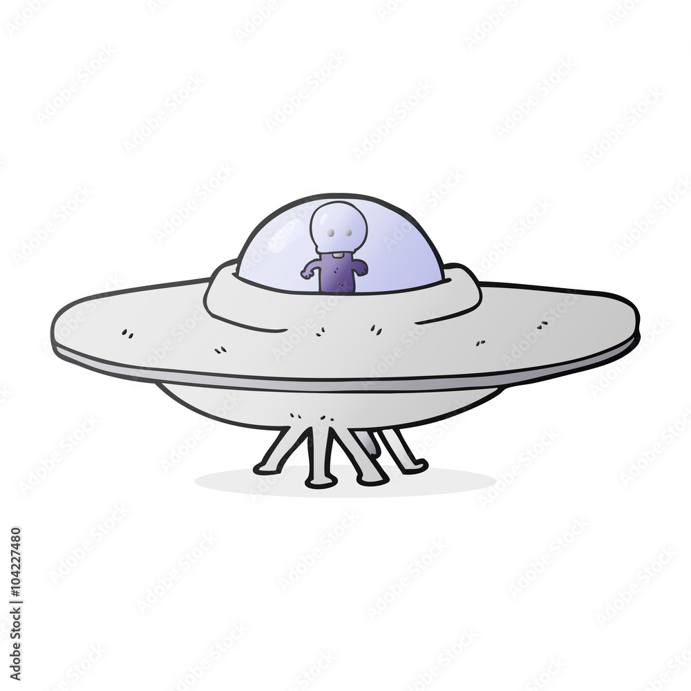 cartoon alien flying saucer cartoon alien flying saucer