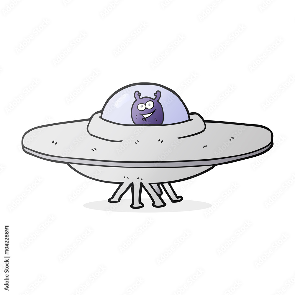 cartoon flying saucer cartoon flying saucer