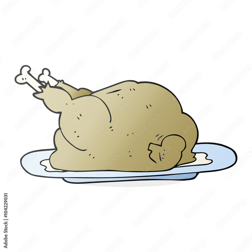cartoon cooked chicken cartoon cooked chicken