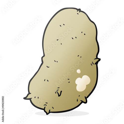 cartoon potato