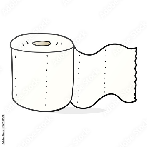 cartoon toilet paper