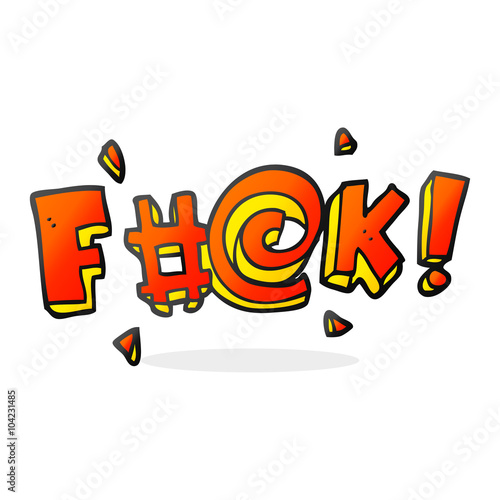 cartoon swearword