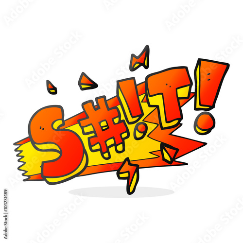 cartoon swearword