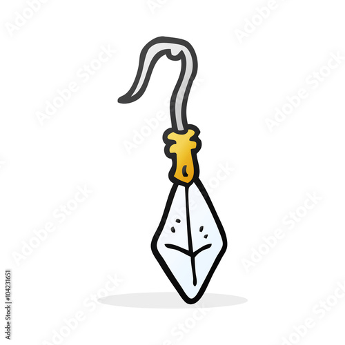 cartoon diamond earring