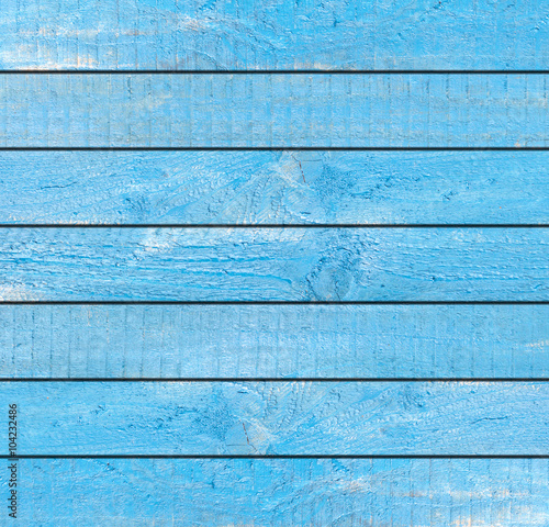 Blue Wood Wall For text and background