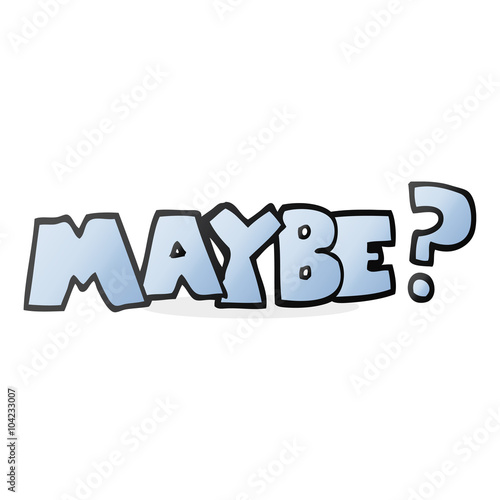 maybe cartoon symbol
