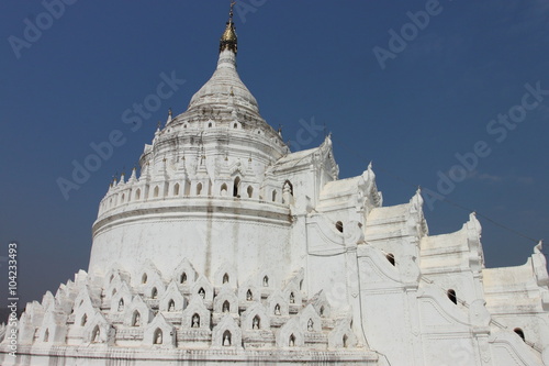 Hsinbyume (Myatheindan) paya temple, Mingun, Mandalay Myanmar © leochen66